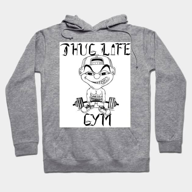 Thug Life Gym Hoodie by salesgod